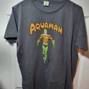 Vintage mens large gray Aquaman  t-shirt
